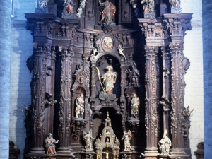 Iglesia parroquial de Santa Marina de Oxirondo. Retablo de Santa Marina