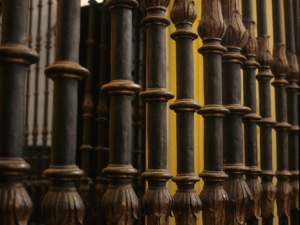 Iglesia parroquial de San Pedro de Ariznoa. Reja