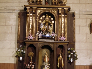 Iglesia parroquial de San Pedro. Retablo de la Virgen del Carmen