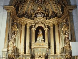 Iglesia parroquial de Nuestra Señora del Carmen de Trintxerpe. Retablo de la Virgen del Carmen