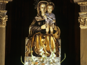 Iglesia parroquial de Nuestra Señora del Carmen de Trintxerpe. Escultura. Virgen del Carmen