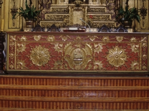 Iglesia parroquial de San Juan Bautista. Frontal de altar