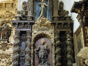 Iglesia parroquial de San Juan Bautista. Retablo de San Francisco de Borja