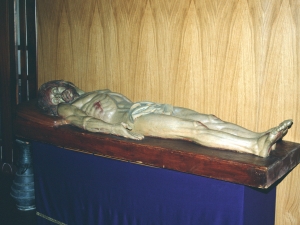 Iglesia parroquial de San Luis Gonzaga de Herrera. Escultura. Cristo yacente