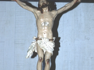 Iglesia parroquial de San Francisco Javier de Bidebieta. Escultura. Cristo Crucificado