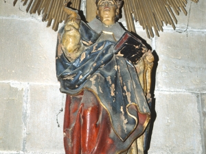 Iglesia parroquial de San Vicente. Escultura. Santo obispo