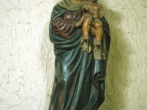 Iglesia parroquial de San Sebastián Mártir. Escultura. Virgen con niño