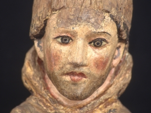 Museo Diocesano de San Sebastián. Escultura. Detalle de Monje