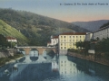 Cestona : el río Urola desde el puente de cristal