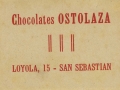 San Sebastián : chocolates Ostolaza, Loyola 15