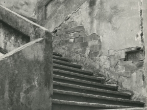 Escaleras al embarcadero de Meipi