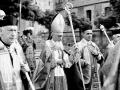 El obispo misionero de Wuhu (China), monseñor Zenón Aramburu, presidiendo la tradicional procesión de San Martín de Aguirre