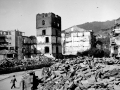 Ruinas de la calle María Angela después del bombardeo