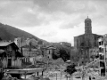 Ruinas de la calle María Angela después del bombardeo