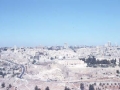 Jerusalem-go hiri zaharraren ikuspegi panoramikoa Olibondoen Mendiko behatokitik ikusita