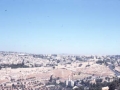 Jerusalem-go hiri zaharraren ikuspegi panoramikoa Olibondoen Mendiko behatokitik ikusita