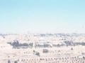 Jerusalem-go hiri zaharraren ikuspegi panoramikoa Olibondoen Mendiko behatokitik