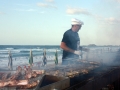 Barbacoa en la playa.